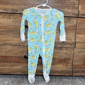 Little Sleepies Banana Print Footie